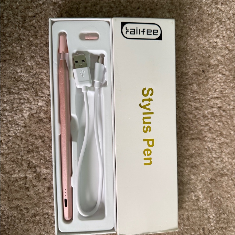 Pink Stylus Pen with USB Cable - Picture 3 of 3